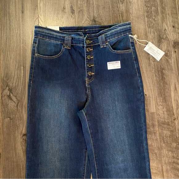 NWT Grace & Lace Jeans button fly flare denim jeans - Picture 6 of 16